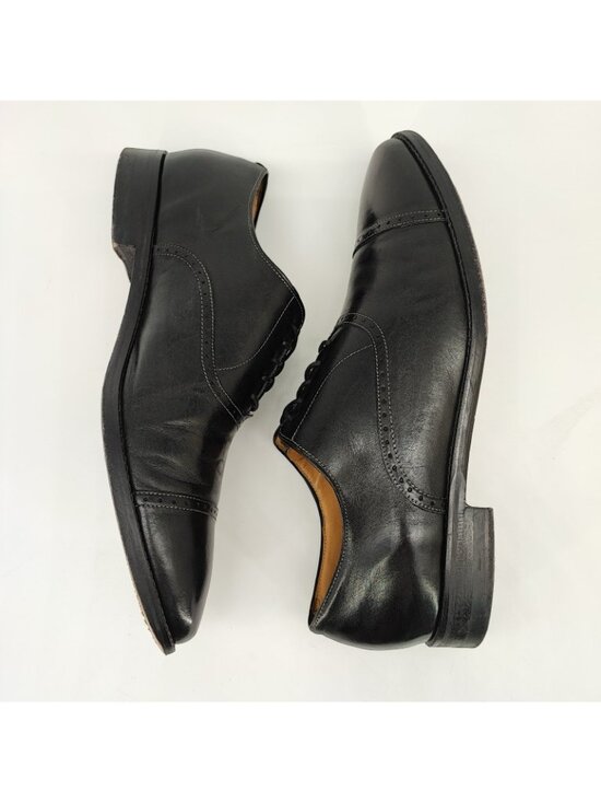 Cole Haan Jay Grand Men\'s Size 11.5 US Shoes Leather Black Cap Toe Oxford 107 main image 4